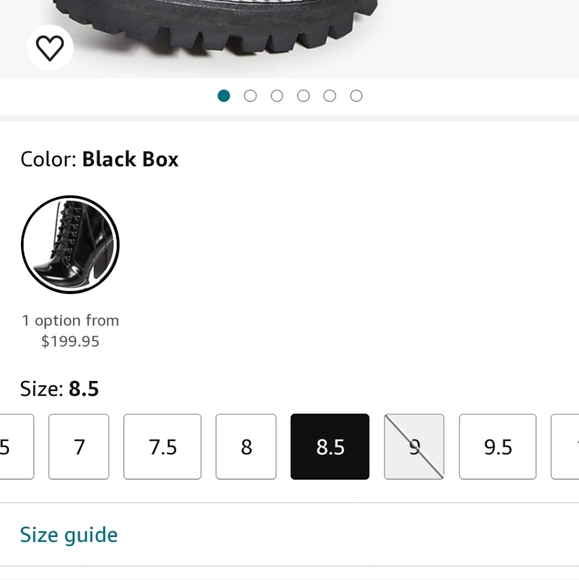 Black Jeffrey Campbell platform boots size 8.5 - Picture 6 of 7